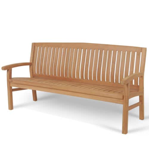 Kingston teak bench side 180cm